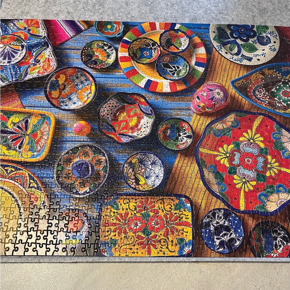 Colorful Ceramic Puzzle